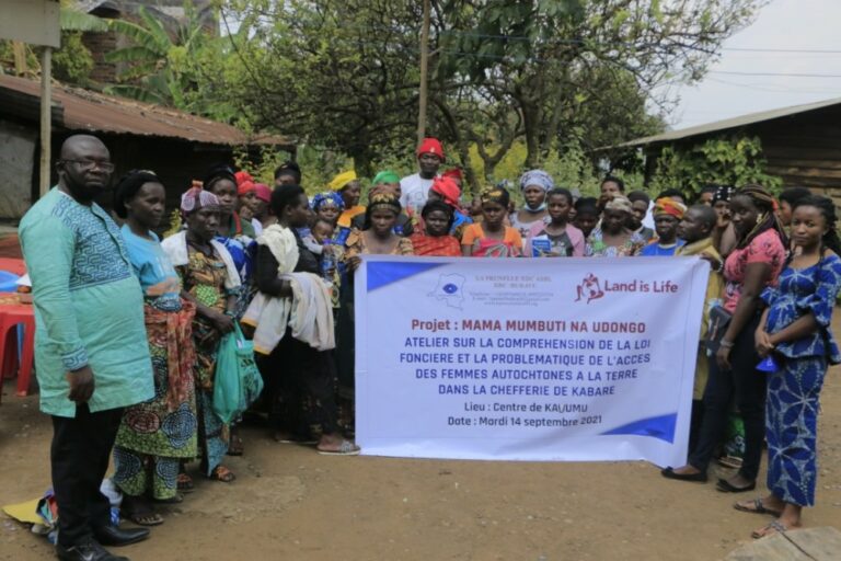 Kabare: des femmes pygmées demandent au Gouvernement de leur doter des terres