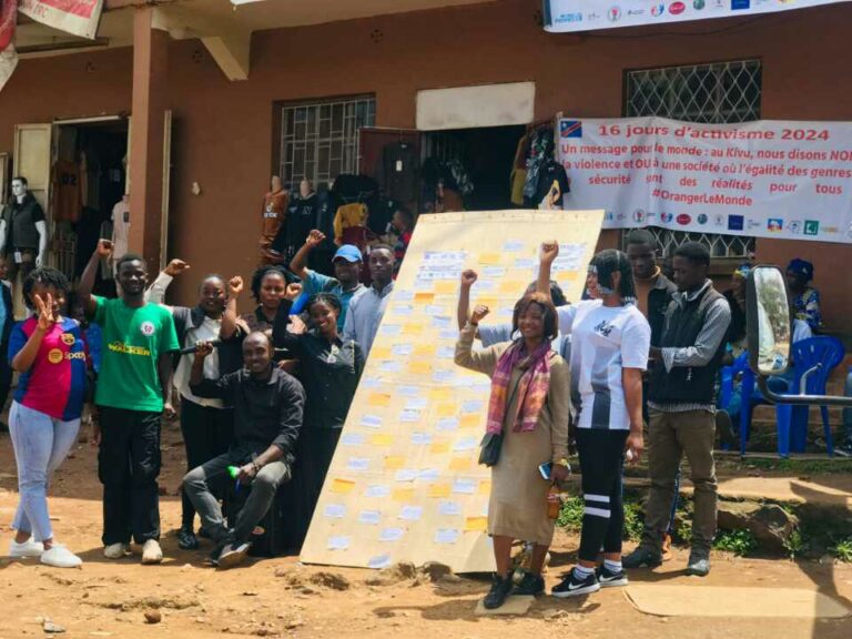16 Jours d’Activisme contre les violences faites aux femmes et aux filles : un « Mur de Parole » à Bukavu