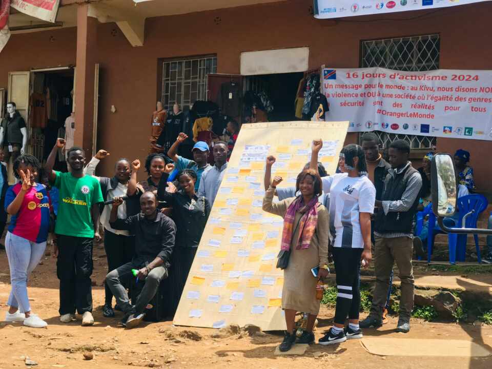 16 Jours d’Activisme contre les violences faites aux femmes et aux filles : un « Mur de Parole » à Bukavu