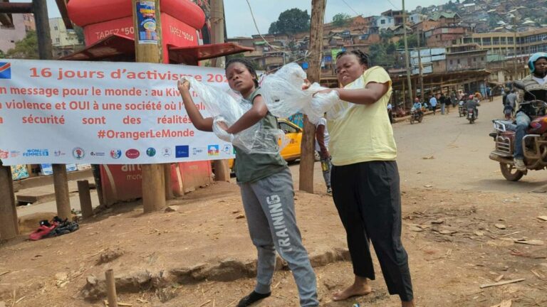 16 jours d’activisme : des jeunes mobilisés à Kadutu contre les violences faites aux femmes et aux filles