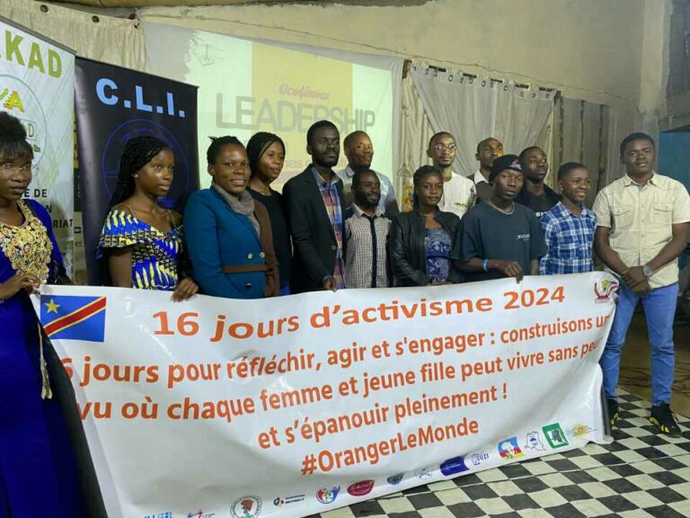 16 jours d’activisme à Bukavu : des jeunes de Bagira sensibilisés sur le leadership féminin