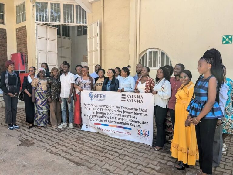 Wasichana na amani: clôture de la deuxième phase dans la formation sur l’approche « SASA! Together »