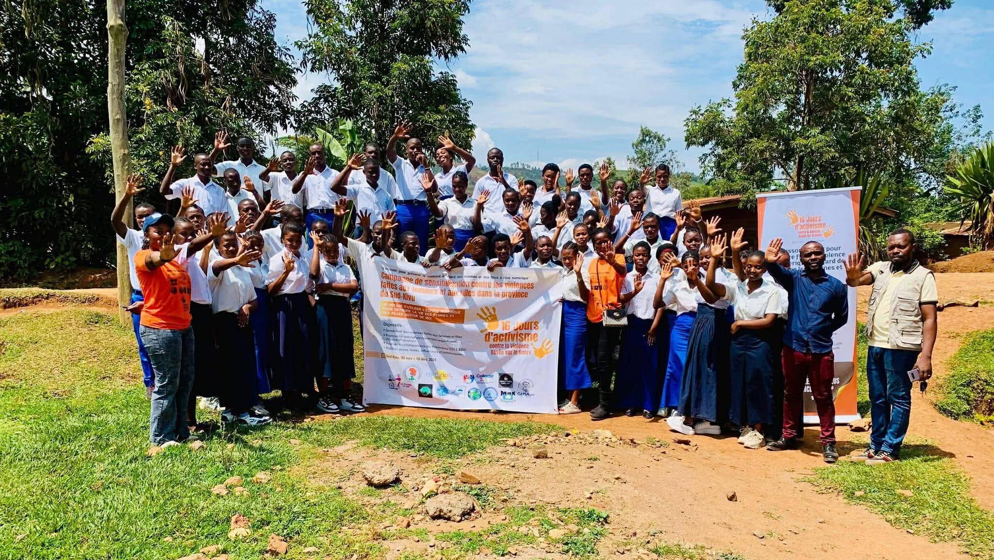 16 jours d’activisme : à Birava, des élèves de l’Institut Bugorhe s’engagent pour une utilisation responsable du numérique