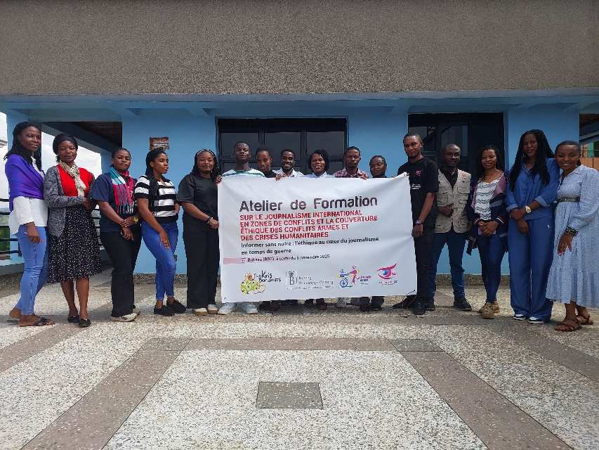Bukavu : La Prunelle RDC asbl forme ses journalistes à la couverture éthique des conflits armés et des crises humanitaires
