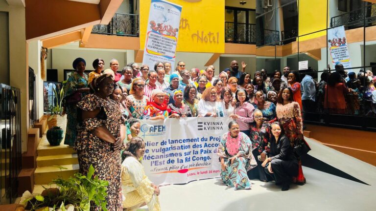 RDC : La paix a besoin des femmes !