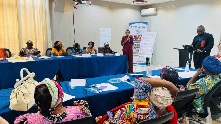 La Prunelle RDC asbl contribue à l’élaboration d’un cahier de charges pour la participation des femmes dans la paix